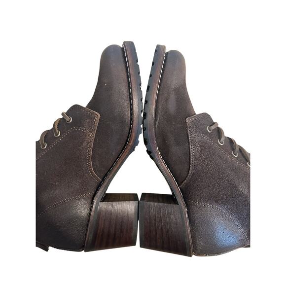 Frye Sabrina 6G Brown Lace Up Boot Size 9 - Picture 7 of 12